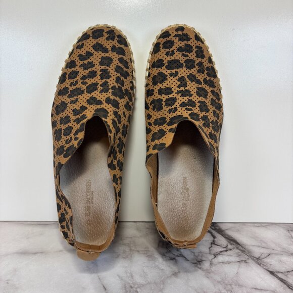 Ilse Jacobsen Tulip 139 Cheetah Print Perforated Slip On Shoes Womens Sz 42 READ - Picture 7 of 8
